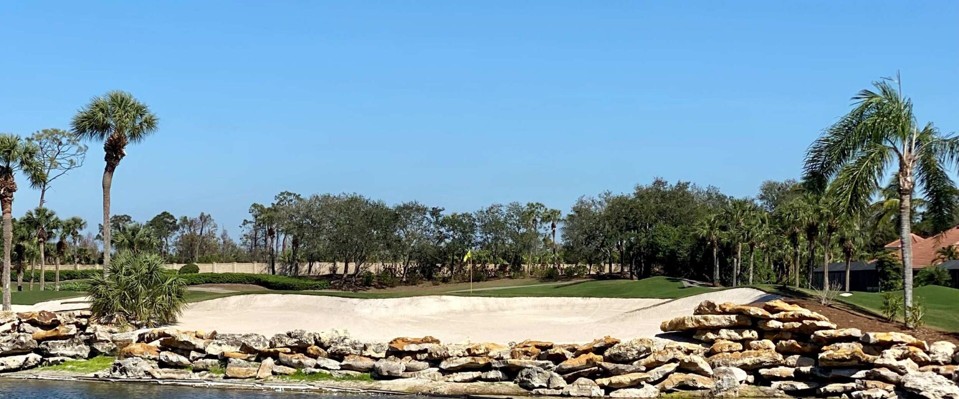 Beautiful course views and holes at The Club at The Strand located in Southwest Florida