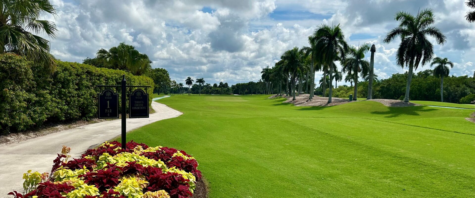 Beautiful course views and holes at Windstar Golf Club located in Southwest Florida