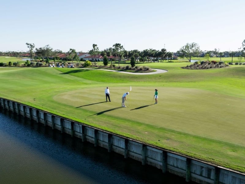 Beautiful course views and holes at Aileron Golf Club located in Southwest Florida