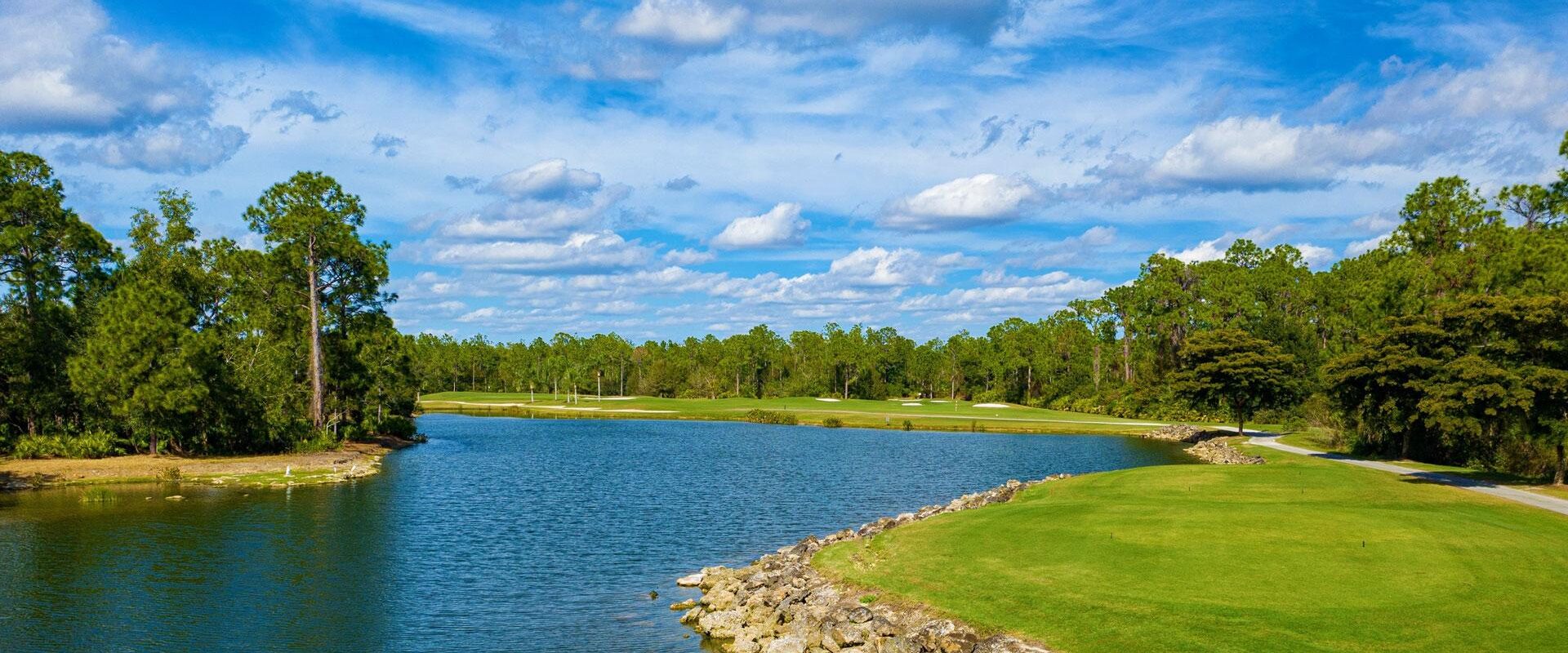 Beautiful course views and holes at Herons Glen Golf & Country Club located in Southwest Florida