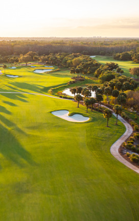 Beautiful course views and holes at The Club at TwinEagles located in Southwest Florida