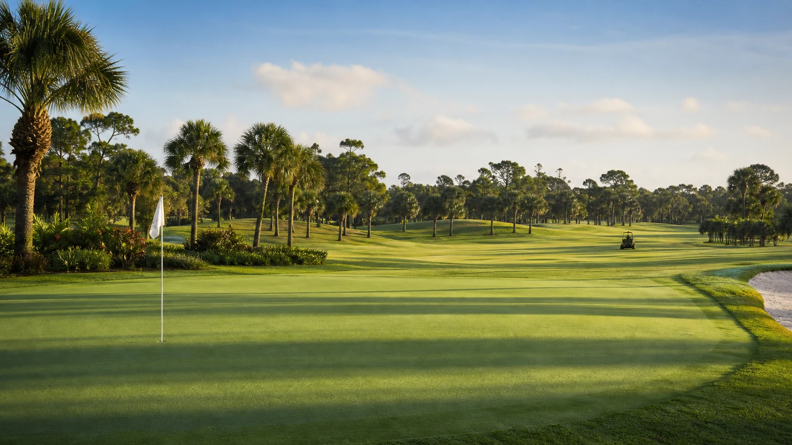 Summer golf course conditioning in Southwest Florida