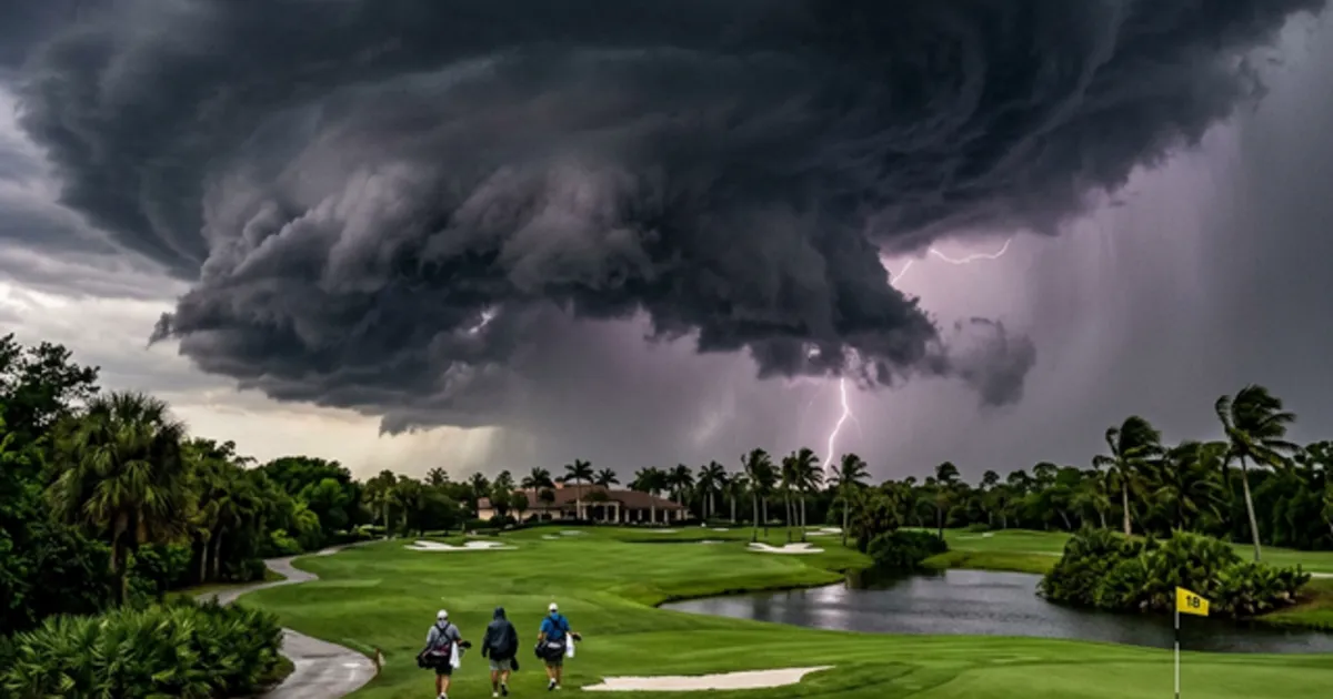 Thunderstorms and golf Florida safety