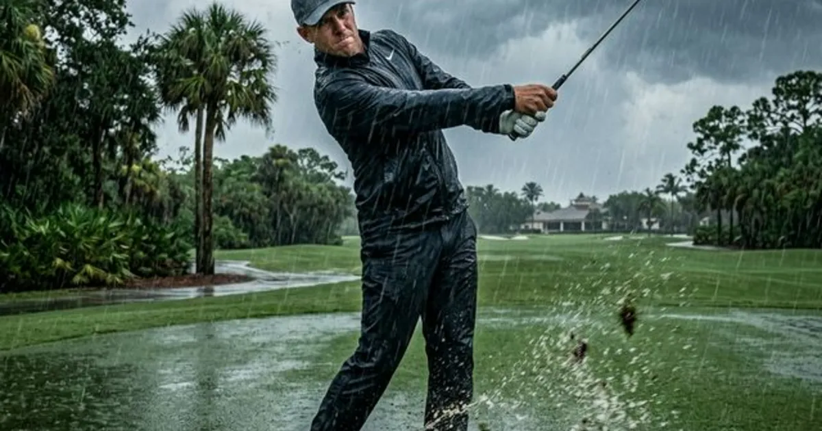 Playing golf in rain Florida tips gear