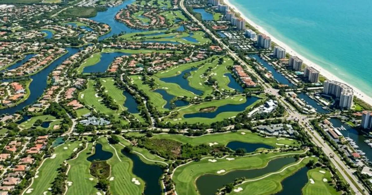 Golf courses per capita Southwest Florida