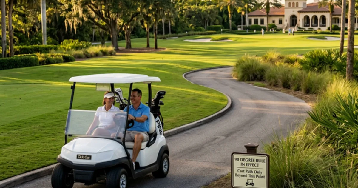 Golf cart rules etiquette Southwest Florida