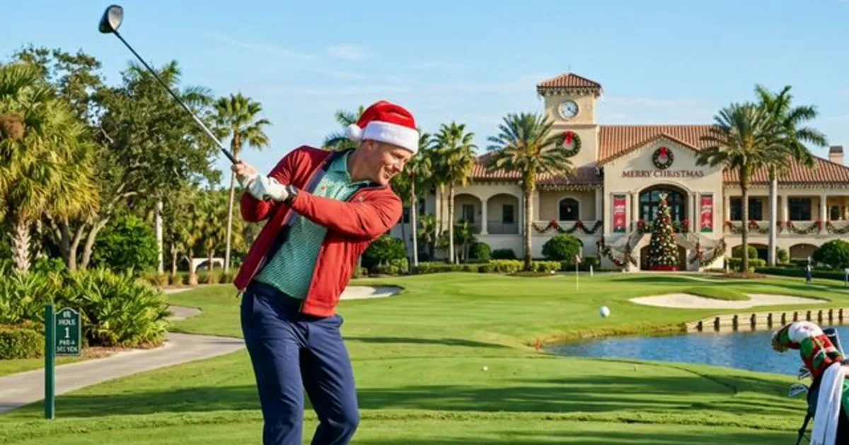 Christmas Day golf Southwest Florida