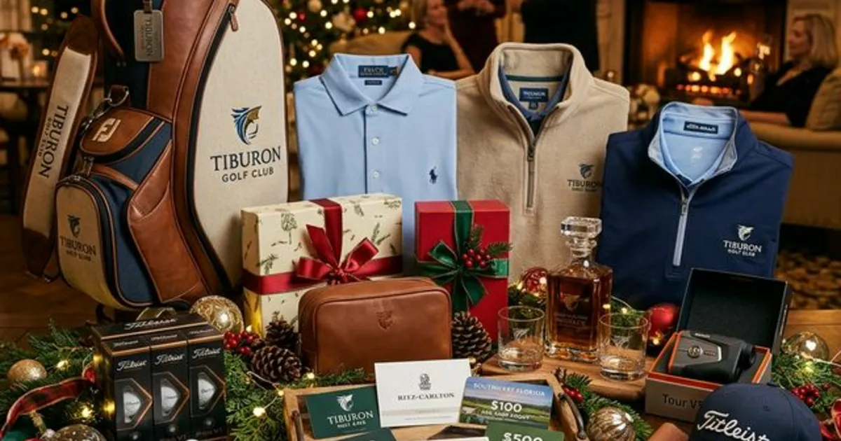 Holiday gift guide golfers Southwest Florida