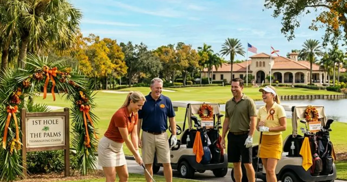 Thanksgiving golf Naples Fort Myers